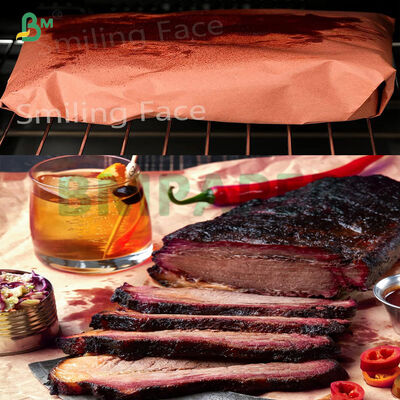 Kelas makanan 66g Pink Peach Butcher Paper 24x175 'FDA Disetujui