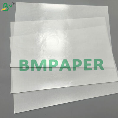 Makanan Aman Yogurt Tutup Lapisan Kertas 43 / 45gsm Anti-Crack Bleached Kraft
