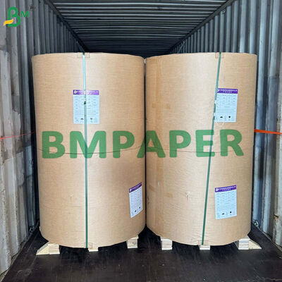 50 - 60gm Kekuatan Basah Kantong Kertas Kraft Ketahanan air superior untuk kantong industri