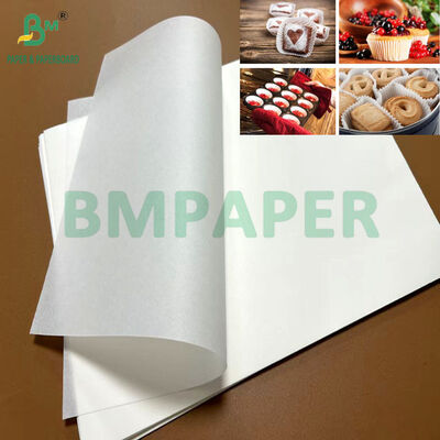 30gsm 40gsm Grease Resistant Slip Easy Paper Untuk Membuat Baking Cup 27.25 X 28 inch