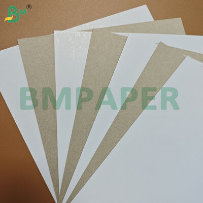 1mm Satu sisi dilapisi putih atas dengan Grey Back Duplex Cardboard
