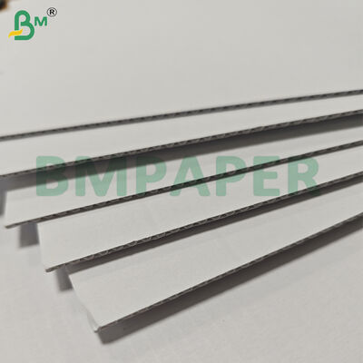 White Surface E Flute Corrugated Cardboard untuk kemasan kosmetik