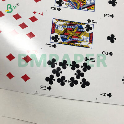 Kertas Kartu TCG Inti Hitam Finishing Linen 300 GSM Putih Tinggi
