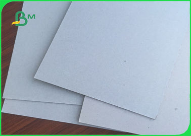 100% Daur Ulang Pulp Fiber Grey Cardstock Paper, Berbagai Ketebalan Gray Recycled Paper