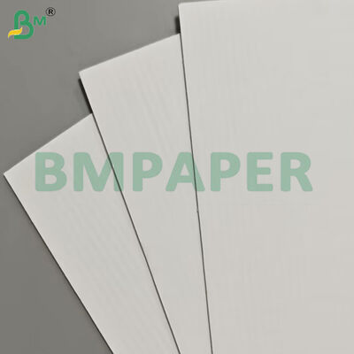 150+100+150gsm Papan Bergelombang Putih Kekakuan Tinggi E Flute