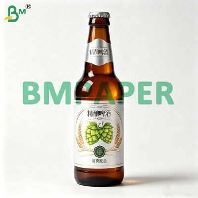 70gm Metallized Wet Strength Paper Untuk Label Bir dan Anggur 1040mm X 730mm