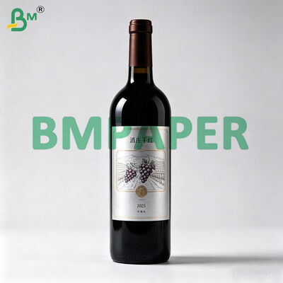 70gm Metallized Wet Strength Paper Untuk Label Bir dan Anggur 1040mm X 730mm