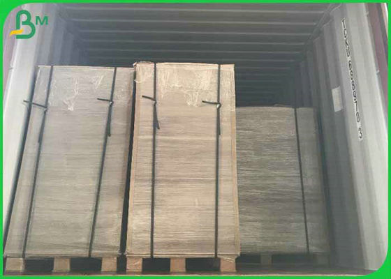 Kertas Chipboard Abu-abu Pulp Daur Ulang 70*100cm 1mm 1.5mm 2mm Lembar Karton Abu-abu untuk Kemasan