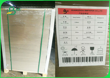 1mm 1.5mm 2mm Grey Chipboard Lembar Kertas Hitam Laminated Grey Board