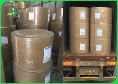 250 - 450gm Natural Brown Craft Liner Board Paper Untuk Takeaway 70 * 100cm