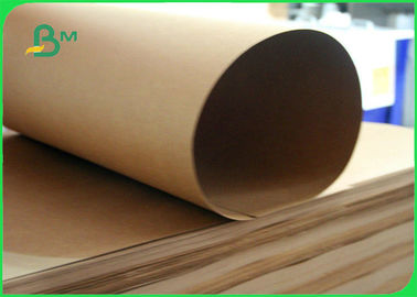 250 - 450gm Natural Brown Craft Liner Board Paper Untuk Takeaway 70 * 100cm