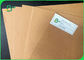 Ukuran Standar 70 × 100cm FSC Disetujui Natural Brown Craft Liner Board Paper Untuk Bags
