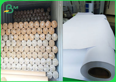 24 Inch 36 Inch Inkjet Plotter Paper Roll 80gsm Untuk Industri Garment