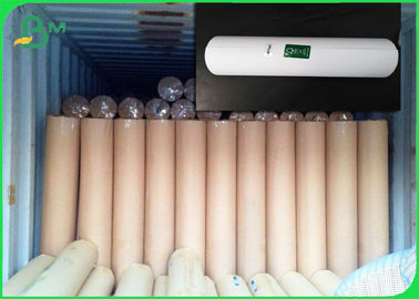 24 Inch 36 Inch Inkjet Plotter Paper Roll 80gsm Untuk Industri Garment
