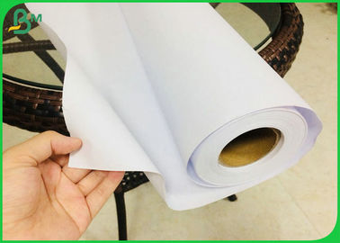 Large Format Putih 36 × 150 CAD Plotter Paper Untuk Canon Plotter Printer