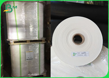 White Kraft Paper Roll 28gsm Food Grade Wrapping Paper 25mm Lebar