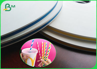 FDA 60gm Kraft Paper Unbleached 15mm Roll untuk pembuatan kertas sedotan