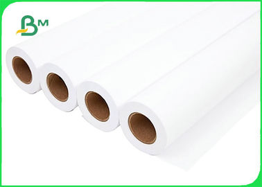 Format Besar CAD 20# Bond Paper Roll Untuk Inkjet Printer 30' X 50yards