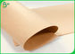 80g FDA bersertifikat Brown Kraft Paper Roll untuk membuat kantong kertas