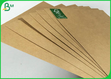 Anti keriting Pulp murni Brown Kraft Paper Roll 190g 200g 230g 250g