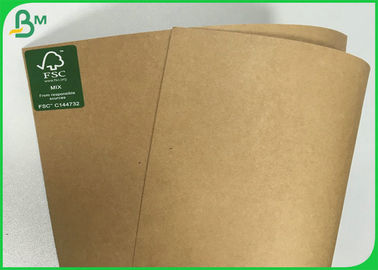 Anti keriting Pulp murni Brown Kraft Paper Roll 190g 200g 230g 250g