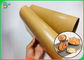 300g Foodgrade Oilproof Brown Kraft Dilapisi Kertas PE Untuk Kotak Makan Siang Atau Baki