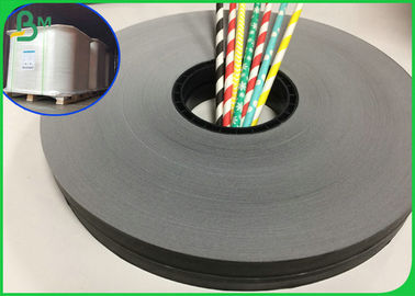 60G 15mm Solid Black Slit Paper Roll Dengan Sertifikasi FDA Disetujui