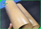 350gsm + 15g PE Coated Brown Kraft Paper Untuk Takeaway Box Makanan Tahan Air