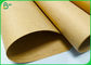 Baik Kekakuan Virgin Wood Pulp 40gsm Brown Kraft Paper Untuk Membuat Kantong Kertas