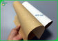 250gr 325gr Kepatuhan Makanan Putih Dilapisi Kertas Kraft Sisi Belakang Untuk Membuat Kotak Makan Siang