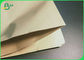 Recylabed Brown Kraft Paper Roll 65gsm 110gsm 120gsm 30 &quot;48&quot;