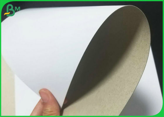 Grey Kembali Coated Duplex Paperboard Kertas Cetak Daur Ulang Untuk Paket