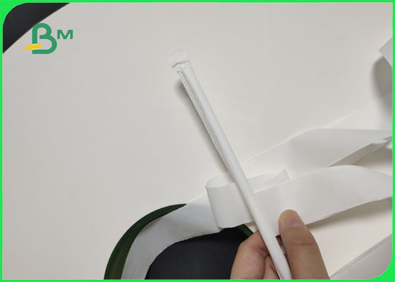 Biodegradable Fda Disetujui 32mm 44mm 24 26 28gsm Food Straw Wrapping Paper Untuk Minum Straw