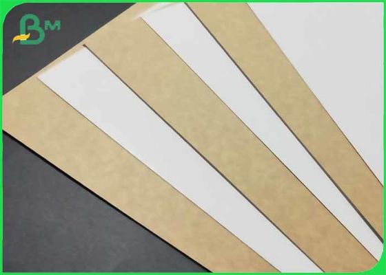 Bahan Kotak Bungkus Kayu Putih dengan Back Brown Food Grade Kraft Paper