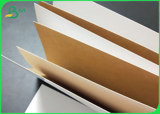 Bahan Kotak Bungkus Kayu Putih dengan Back Brown Food Grade Kraft Paper