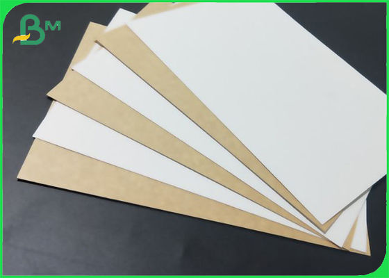 Bahan Kotak Bungkus Kayu Putih dengan Back Brown Food Grade Kraft Paper