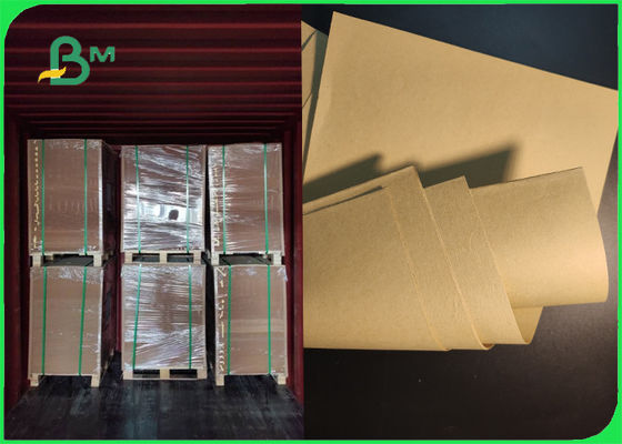 MG MF berkualitas tinggi 40gsm sampai 400gsm Brown Kraft Sheet For Gift Box Kekuatan tinggi