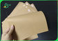 75gsm Natural Kraft Food Paper Liners Kertas Pembungkus Warna Coklat