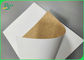 Food Grade 250gsm 300gsm White Top Kraft Back Paper Kemasan Makanan Cetak