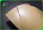 Food Packing PE Coated Kraft Paper 135gsm hingga 350gsm High Tear Resistance