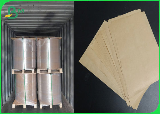 FDA Sertifikasi 50gm 50gm 60gm Kemasan Makanan Natural Brown Kraft Paper Jumbo Roll