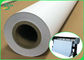 24 Inch 35 Inch White Uncoated Wide Format Paper Rolls Untuk Pencetakan CAD Plotter