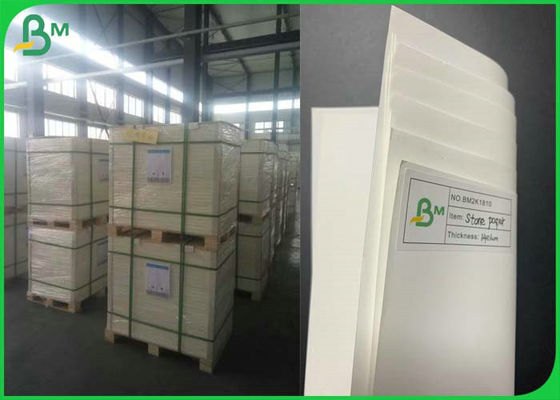 168g 300g 200um Kertas Batu Mineral Kaya Tahan Air Mata Untuk Buku Anak-Anak Tidak beracun