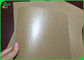 Food Grade Waterproof Jumbo PE Coated Kraft Paper 160g 7 '' Lebar