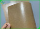 180g + 18g Food Grade Single Side Jumbo PE Coated Brown Kraft Paper Roll