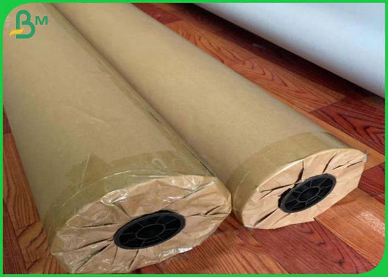 Kertas Obligasi 20lb Putih 2 &quot;Kertas Plotter CAD Inti Untuk Toko Layanan Fotokopi
