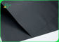 110gsm - 450gsm Black Kraft Paper Untuk Label Pakaian Ketahanan Lipat Yang Kuat