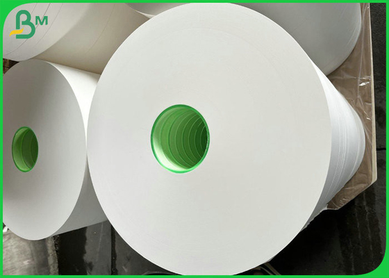 Kertas Pembungkus Jerami Putih 24g 28g 38mm / 53mm Bahan Pulp Kayu