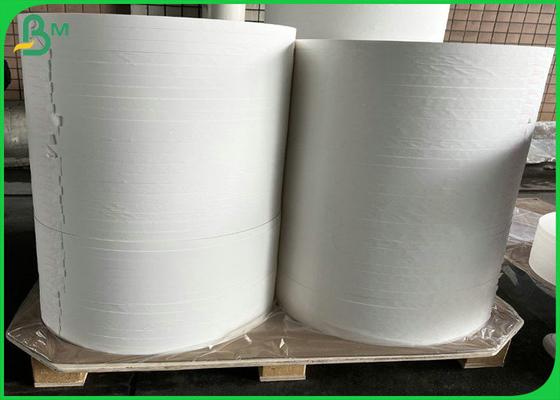 Kertas Pembungkus Jerami Putih 24g 28g 38mm / 53mm Bahan Pulp Kayu