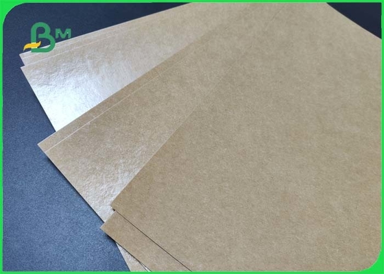 270gsm + 15g PE Coated Brown Kraft Paper Untuk Baki Makanan Tahan Air 950mm